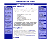 Tablet Screenshot of graphml.graphdrawing.org